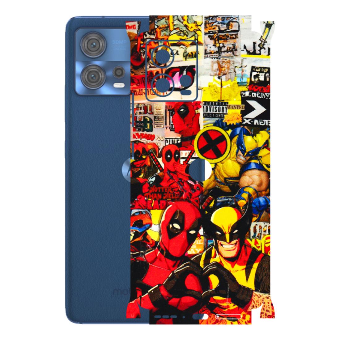 Motorola Phone Skins (All Models) - Spidy Wolverine - 3D Embossed Finish (L-310) Motorola Moto Edge 30 Fusion (5G)
