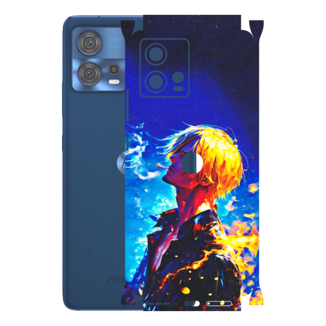 Motorola Phone Skins (All Models) - Sanji Vinsmoke One Piece - 3D Embossed Finish (L-319) Motorola Moto Edge 30 Fusion (5G)
