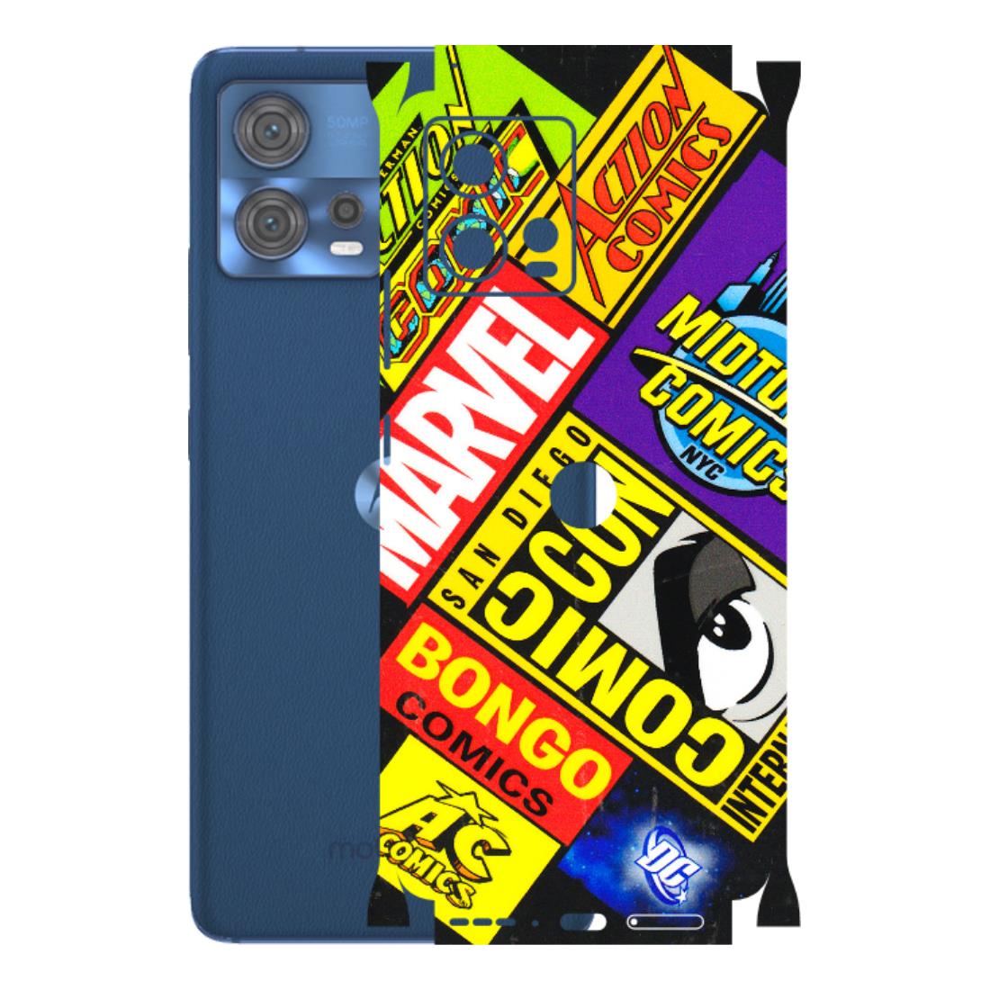 Motorola Phone Skins (All Models) - Bongo Comic Con - 3D Embossed Finish (L-325) Motorola Moto Edge 30 Fusion (5G)