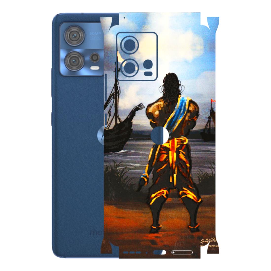 Motorola Phone Skins (All Models) - Heavenly God Figure - 3D Embossed Finish (L-34) Motorola Moto Edge 30 Fusion (5G)