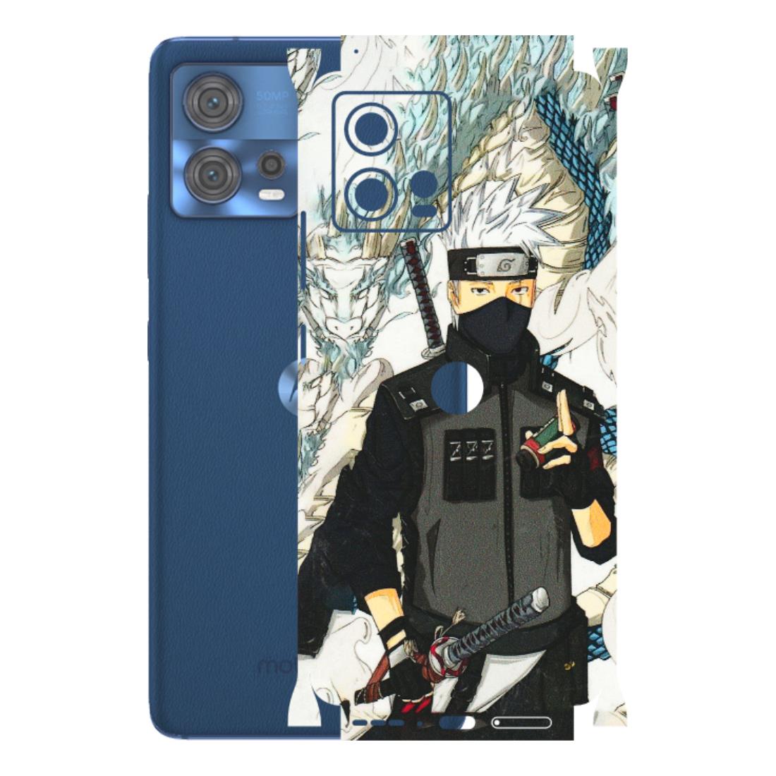 Motorola Phone Skins (All Models) - Kakashi Hatake Naruto Anime - 3D Embossed Finish (L-46) Motorola Moto Edge 30 Fusion (5G)