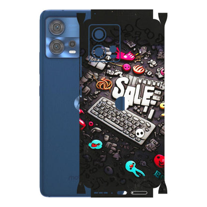 Motorola Phone Skins (All Models) - Gadgets Sale - 3D Embossed Finish (L-50) Motorola Moto Edge 30 Fusion (5G)