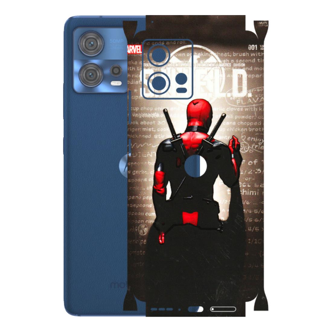 Motorola Phone Skins (All Models) - Deadpool - 3D Embossed Finish (L-56) Motorola Moto Edge 30 Fusion (5G)