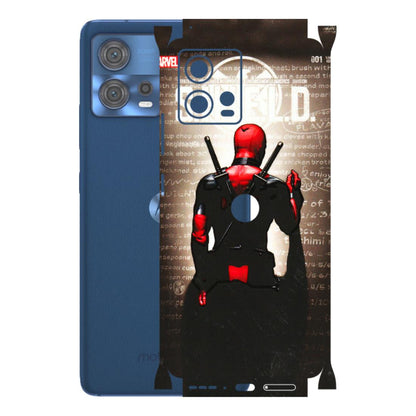Motorola Phone Skins (All Models) - Deadpool - 3D Embossed Finish (L-56) Motorola Moto Edge 30 Fusion (5G)