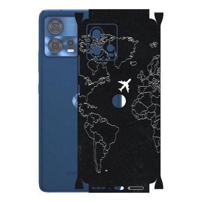 Motorola Phone Skins (All Models) - Never Ending Travel - 3D Embossed Finish (L-79) Motorola Moto Edge 30 Fusion (5G)