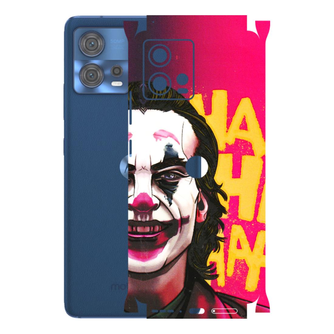 Motorola Phone Skins (All Models) - Joker Evil Laugh - 3D Embossed Finish (L-97) Motorola Moto Edge 30 Fusion (5G)
