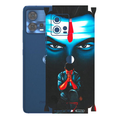 Motorola Phone Skins (All Models) - Mahakal Bhakt - Matte Finish (M-112) Motorola Moto Edge 30 Fusion (5G)