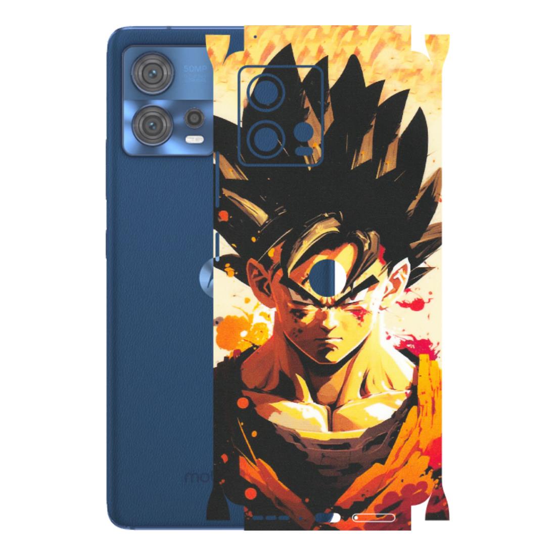 Motorola Phone Skins (All Models) - Angry Goku - Matte Finish (M-12) Motorola Moto Edge 30 Fusion (5G)