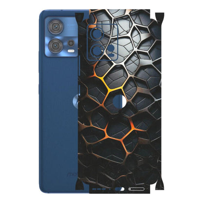 Motorola Phone Skins (All Models) - New Abstract Graphite Tiles - Matte Finish (M-130) Motorola Moto Edge 30 Fusion (5G)