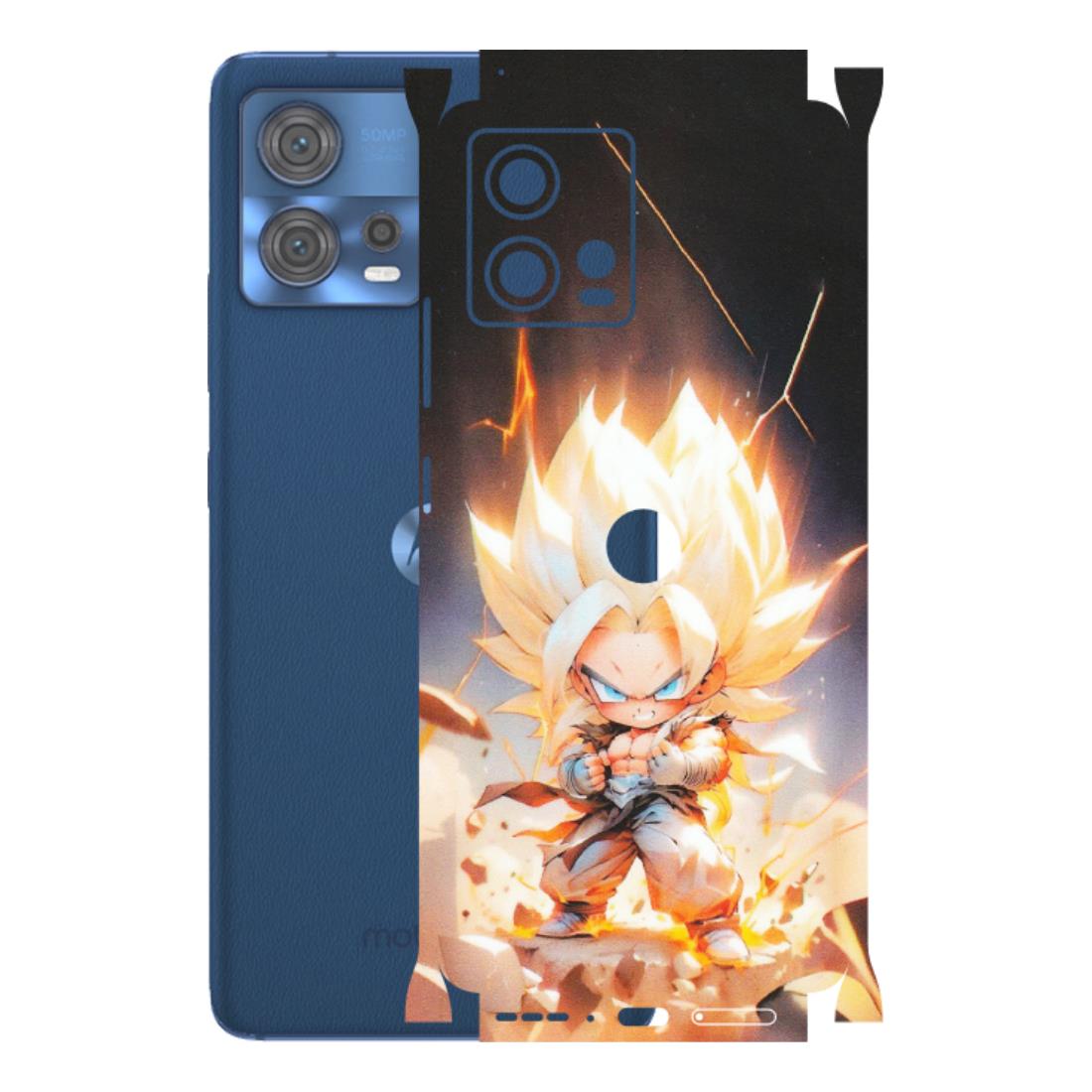 Motorola Phone Skins (All Models) - Goku Dragon Cute Anime - Matte Finish (M-131) Motorola Moto Edge 30 Fusion (5G)