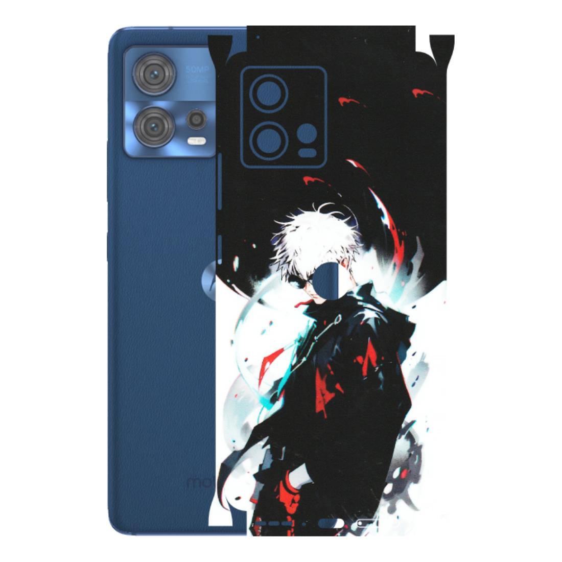 Motorola Phone Skins (All Models) - Gojo Powerful Charater Kaisen Anime - Matte Finish (M-144) Motorola Moto Edge 30 Fusion (5G)