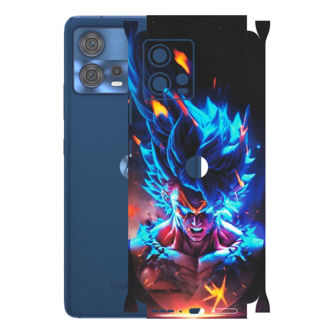 Motorola Phone Skins (All Models) - Angry Goku Dragon Ball Anime - Matte Finish (M-150) Motorola Moto Edge 30 Fusion (5G)