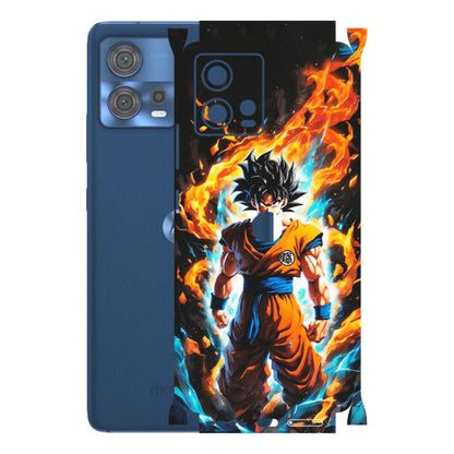 Motorola Phone Skins (All Models) - Goku Transformation Anime - Matte Finish (M-159) Motorola Moto Edge 30 Fusion (5G)