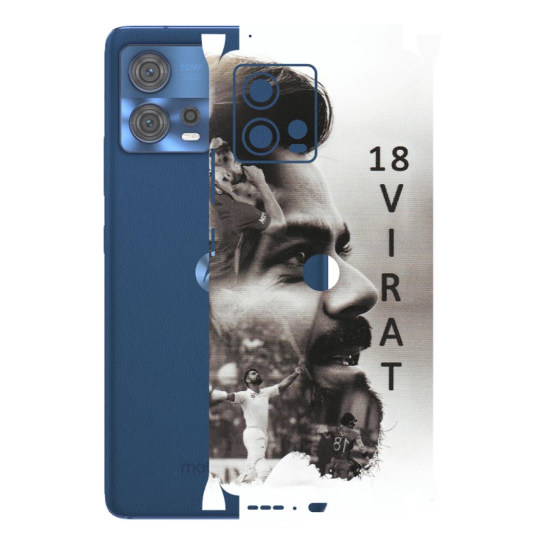 Motorola Phone Skins (All Models) - Virat Kohli Cricketer - Matte Finish (M-163) Motorola Moto Edge 30 Fusion (5G)