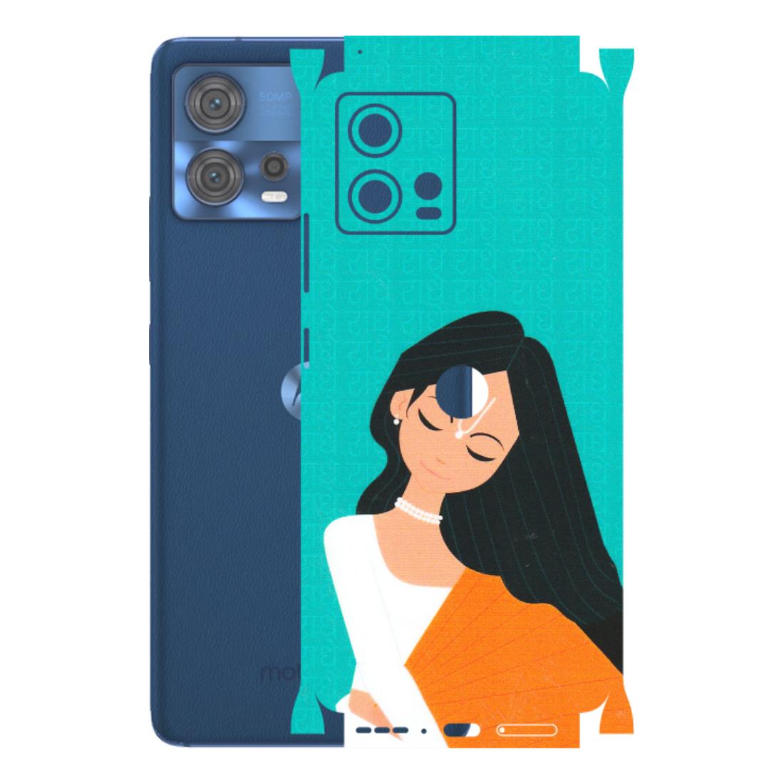 Motorola Phone Skins (All Models) - Radhe Radhe With Hindu Symbol - Matte Finish (M-164) Motorola Moto Edge 30 Fusion (5G)