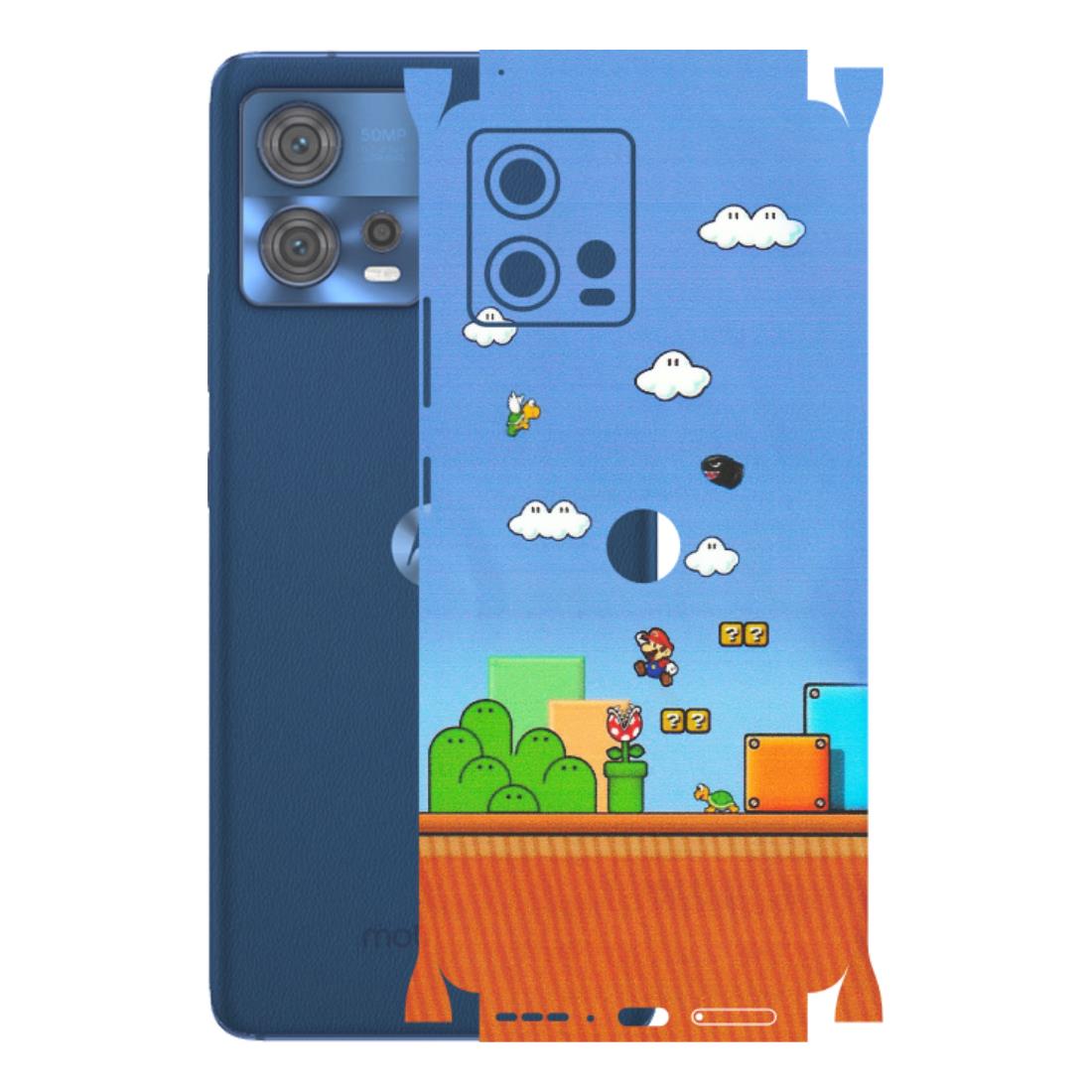 Motorola Phone Skins (All Models) - Mario Game Scene - Matte Finish (M-24) Motorola Moto Edge 30 Fusion (5G)