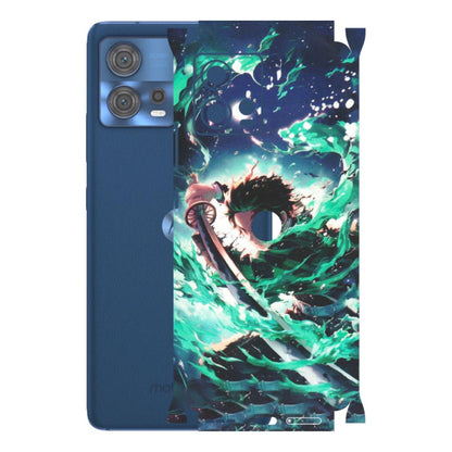Motorola Phone Skins (All Models) - Sword Fighter Anime - Matte Finish (M-29) Motorola Moto Edge 30 Fusion (5G)