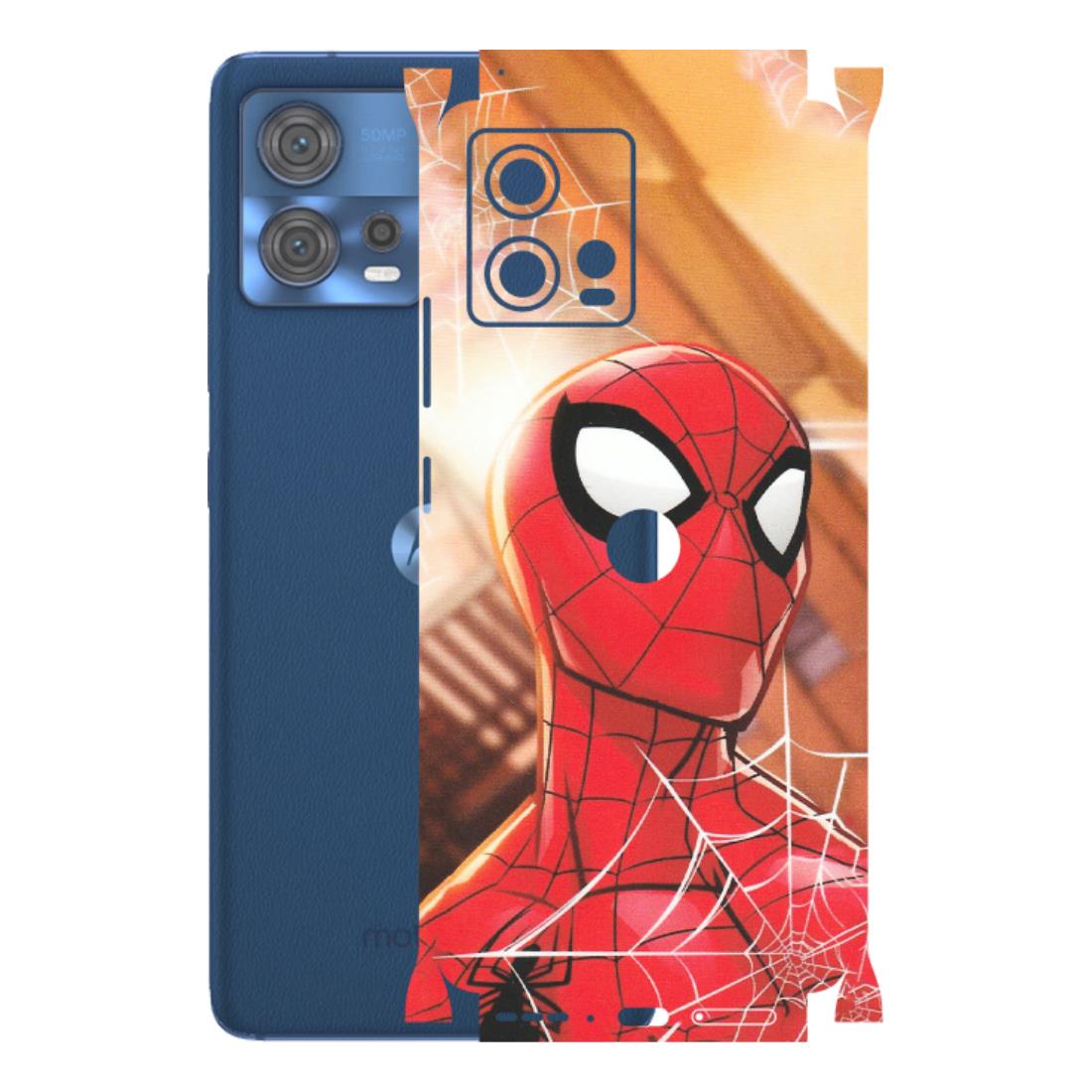 Motorola Phone Skins (All Models) - Spiderman Face New - Matte Finish (M-41) Motorola Moto Edge 30 Fusion (5G)