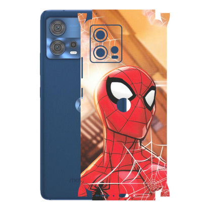 Motorola Phone Skins (All Models) - Spiderman Face New - Matte Finish (M-41) Motorola Moto Edge 30 Fusion (5G)