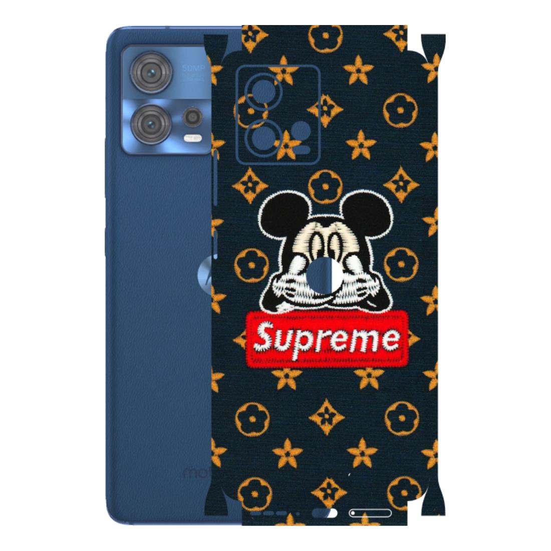 Motorola Phone Skins (All Models) - Mickey Supreme - Matte Finish (M-83) Motorola Moto Edge 30 Fusion (5G)