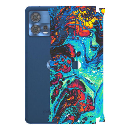 Motorola Phone Skins (All Models) - Majestic Galactic Marbel - Matte Finish (M-85) Motorola Moto Edge 30 Fusion (5G)