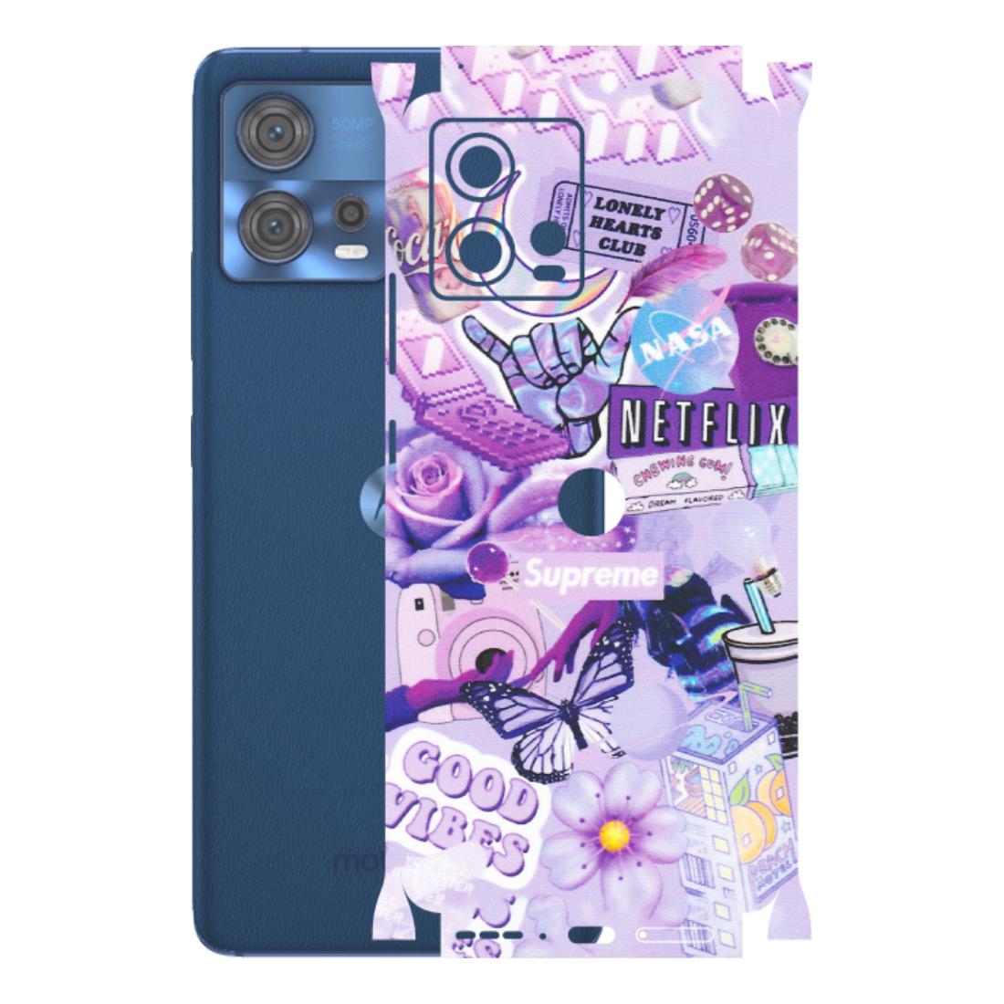 Motorola Phone Skins (All Models) - Supreme Purple Magic - Matte Finish (M-88) Motorola Moto Edge 30 Fusion (5G)
