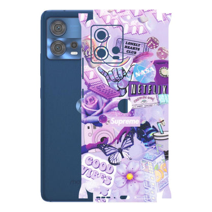 Motorola Phone Skins (All Models) - Supreme Purple Magic - Matte Finish (M-88) Motorola Moto Edge 30 Fusion (5G)