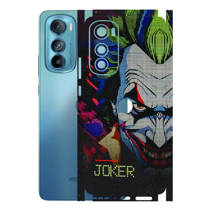 Motorola Phone Skins (All Models) - Joker Dot Matrix - 3D Embossed Finish (L-08) Motorola Moto Edge 30