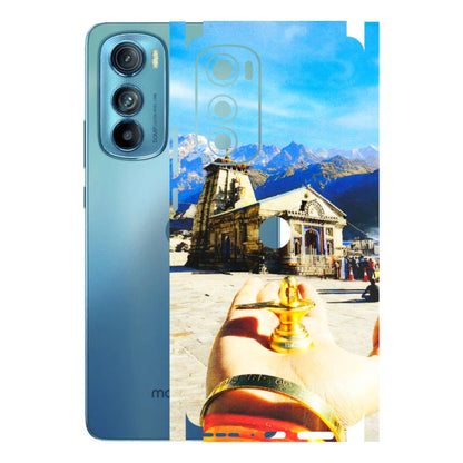 Motorola Phone Skins (All Models) - Beauty of Kedarnath - 3D Embossed Finish (L-108) Motorola Moto Edge 30
