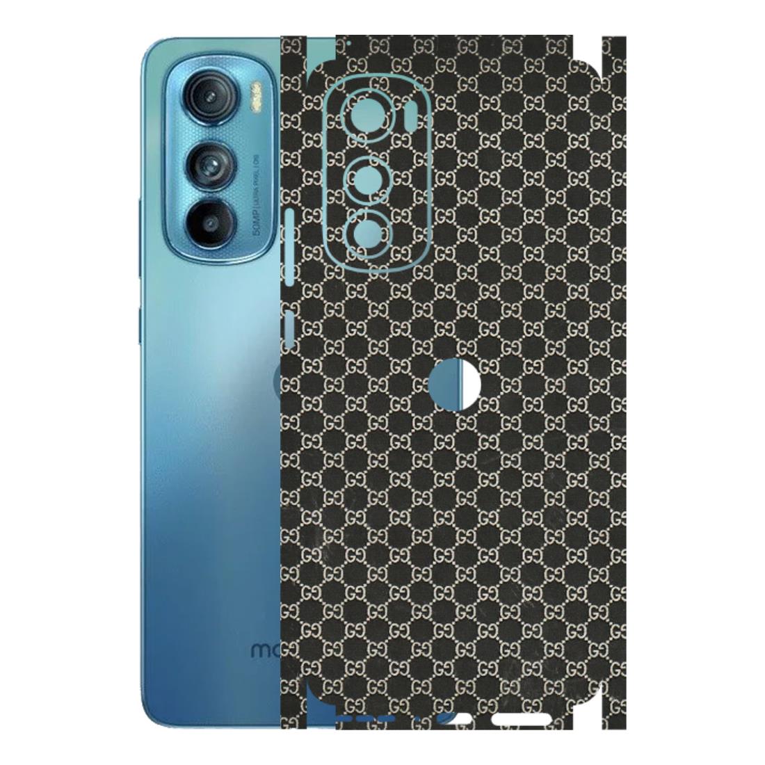 Motorola Phone Skins (All Models) - Black G Print - 3D Embossed Finish (L-109) Motorola Moto Edge 30