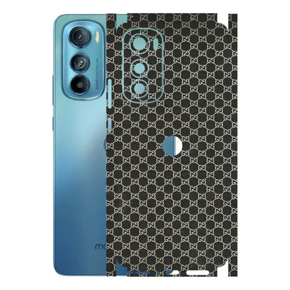 Motorola Phone Skins (All Models) - Black G Print - 3D Embossed Finish (L-109) Motorola Moto Edge 30