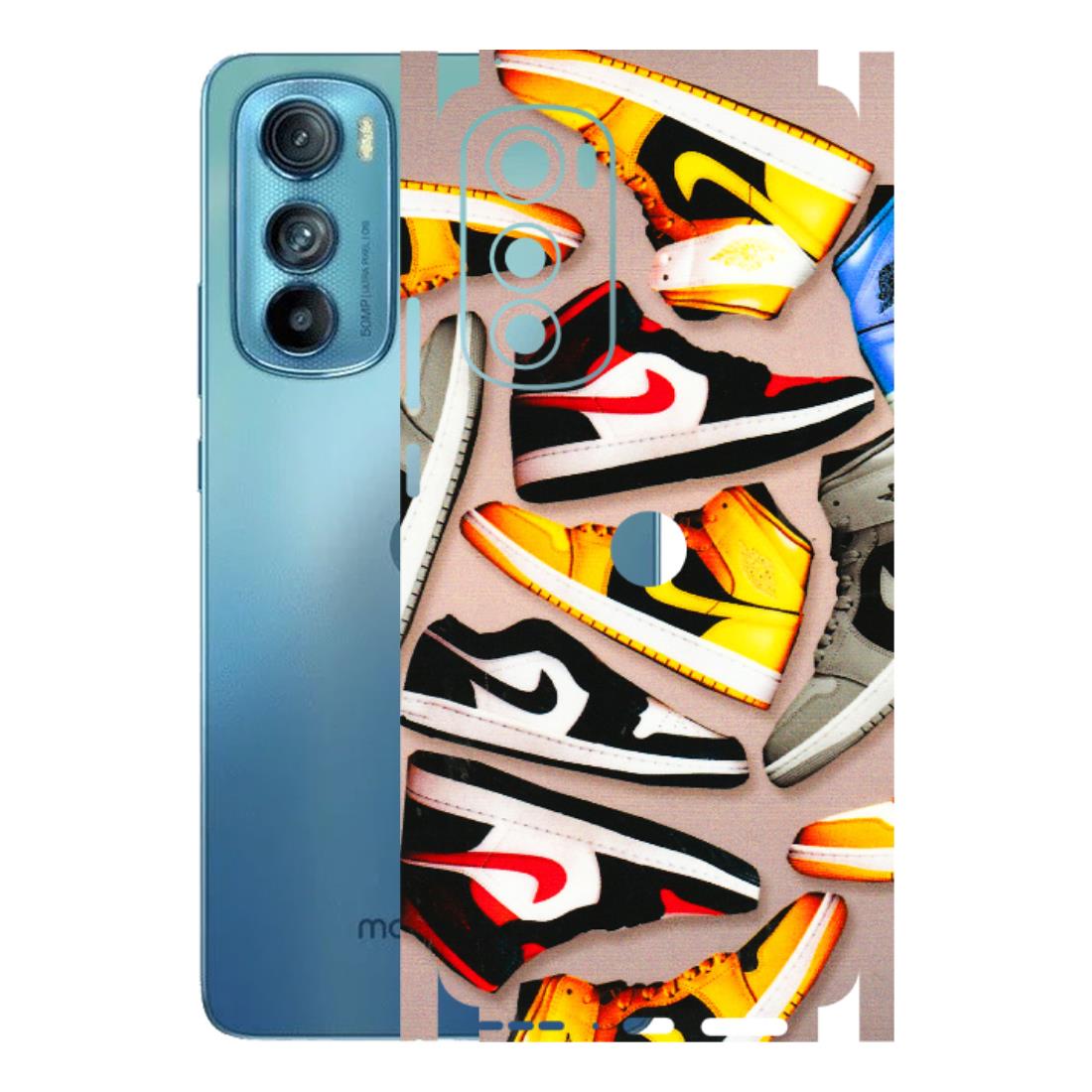 Motorola Phone Skins (All Models) - Sneaker Lover - 3D Embossed Finish (L-135) Motorola Moto Edge 30
