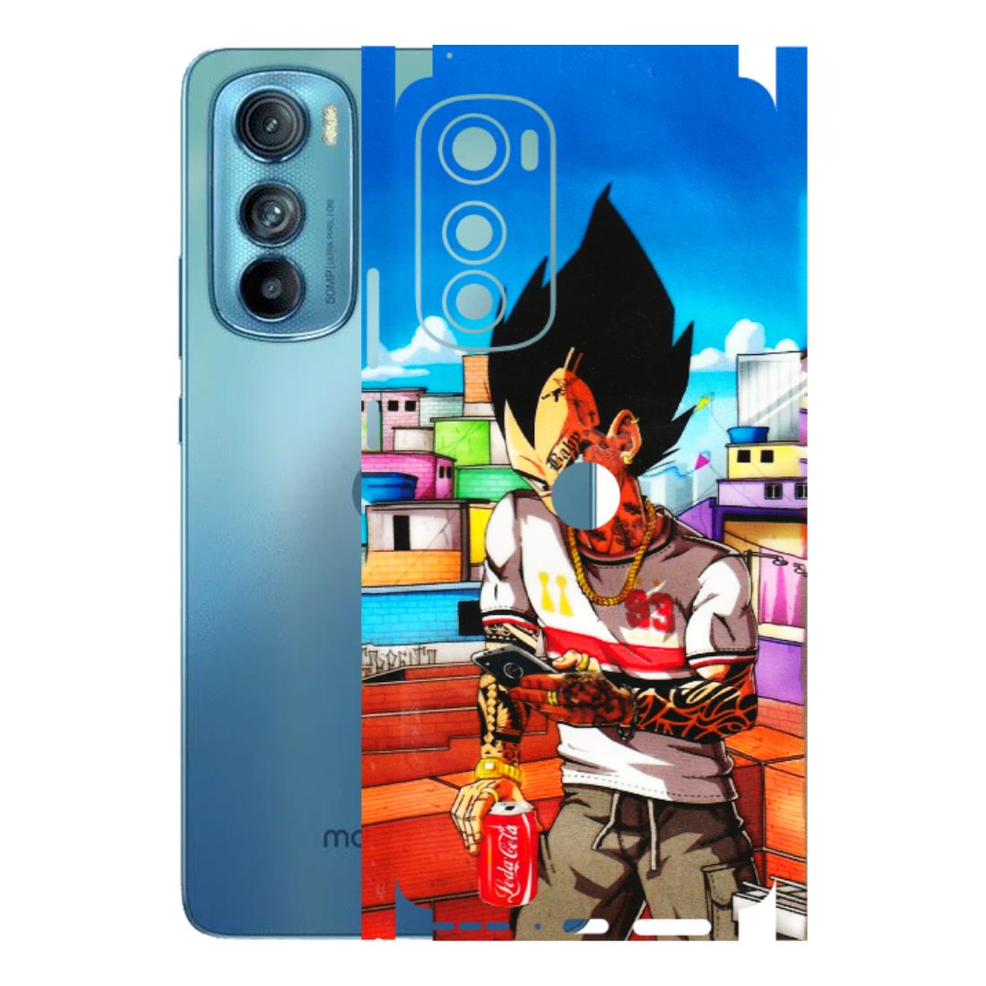 Motorola Phone Skins (All Models) - Vegeta - 3D Embossed Finish (L-136) Motorola Moto Edge 30