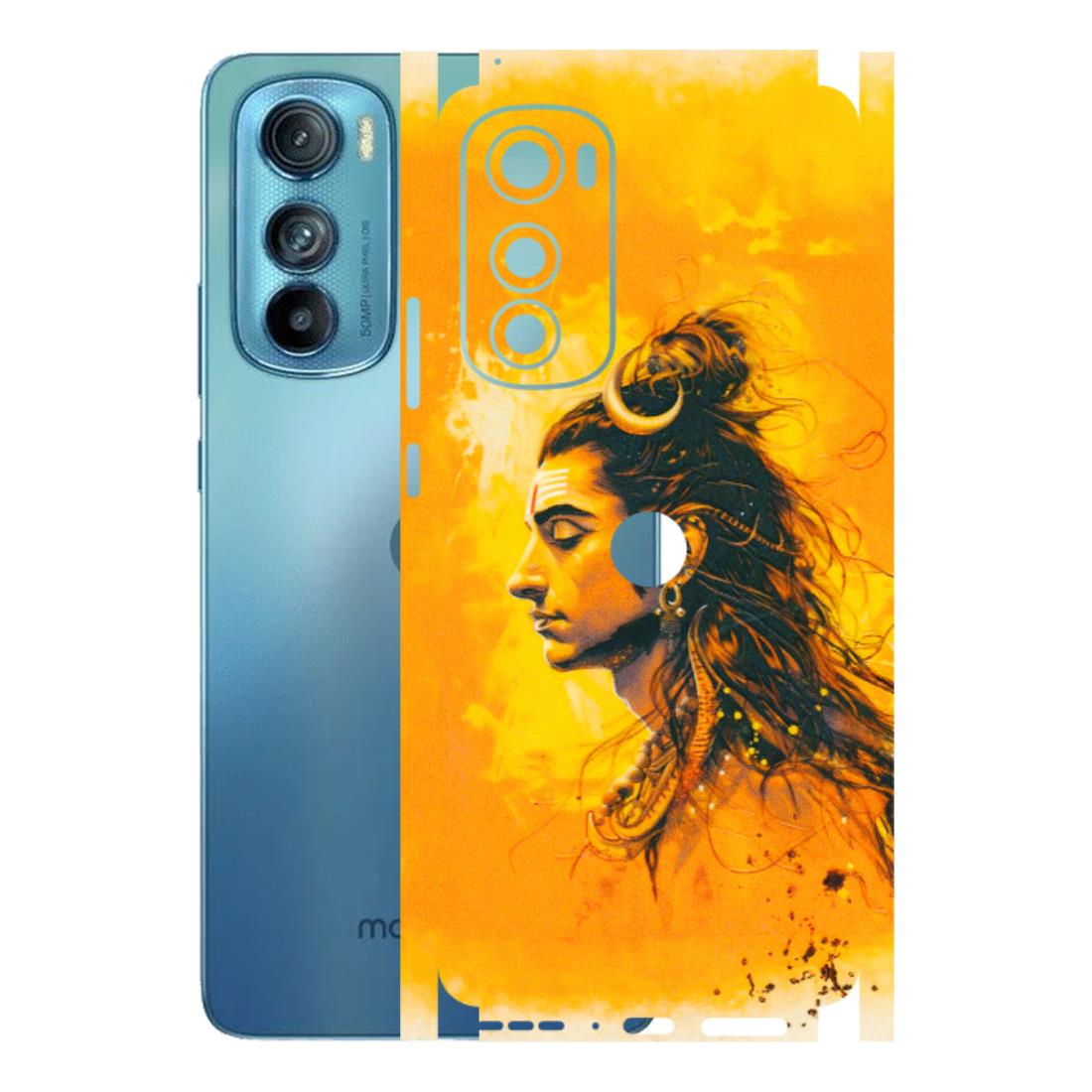 Motorola Phone Skins (All Models) - Shiv Shakti - 3D Embossed Finish (L-14) Motorola Moto Edge 30