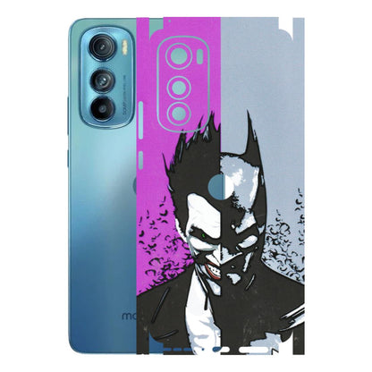 Motorola Phone Skins (All Models) - Batman & Joker - 3D Embossed Finish (L-143) Motorola Moto Edge 30