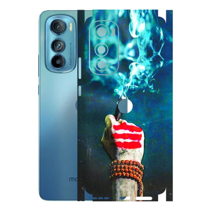 Motorola Phone Skins (All Models) - Mahadev Bhakt - 3D Embossed Finish (L-146) Motorola Moto Edge 30