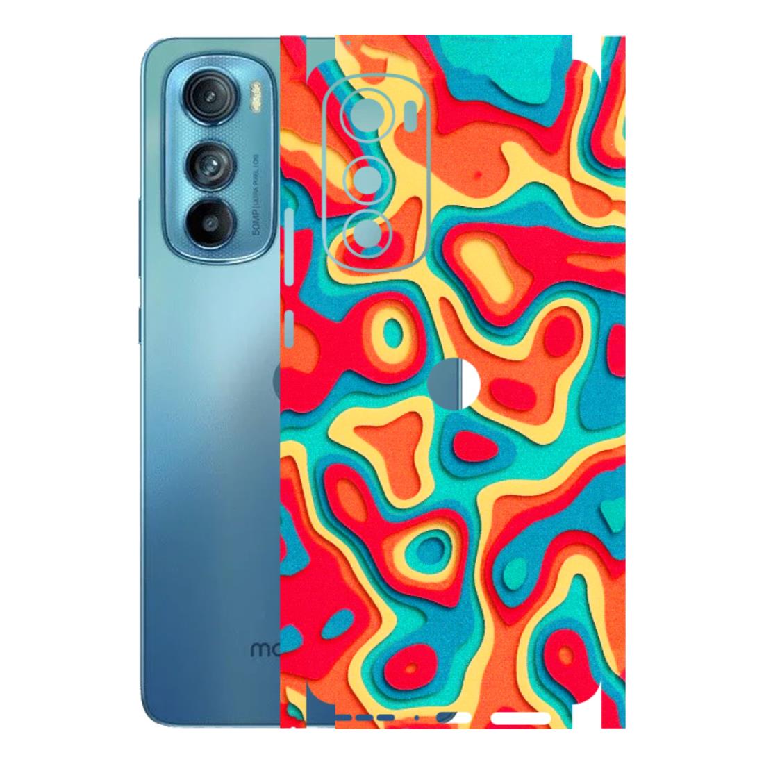 Motorola Phone Skins (All Models) - Abstract Swirl - 3D Embossed Finish (L-150) Motorola Moto Edge 30