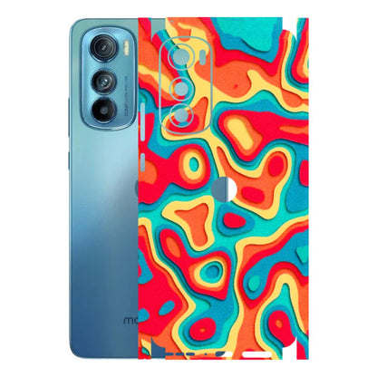 Motorola Phone Skins (All Models) - Abstract Swirl - 3D Embossed Finish (L-150) Motorola Moto Edge 30
