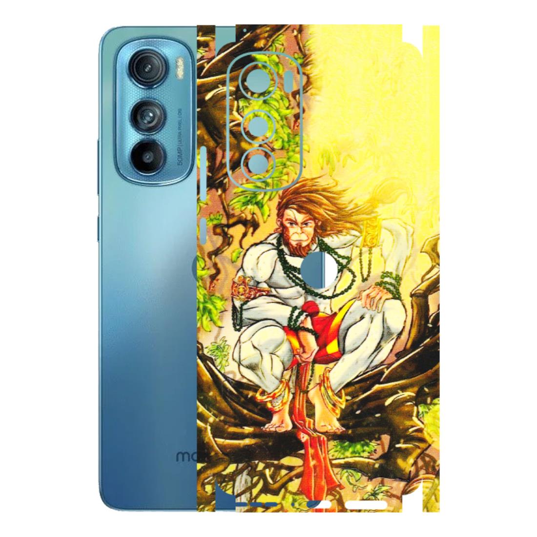 Motorola Phone Skins (All Models) - Lord Hanuman - 3D Embossed Finish (L-152) Motorola Moto Edge 30