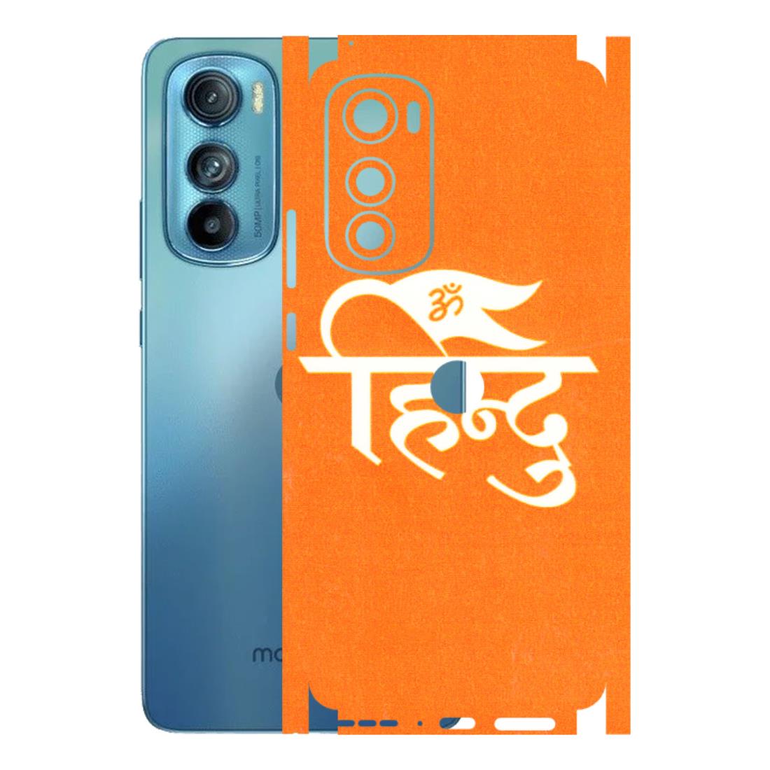 Motorola Phone Skins (All Models) - Hindu Kesari - 3D Embossed Finish (L-154) Motorola Moto Edge 30