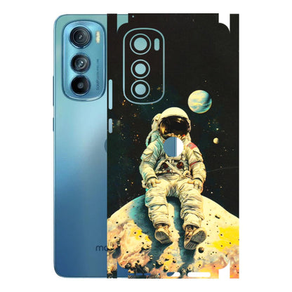 Motorola Phone Skins (All Models) - Astronaut in Space - 3D Embossed Finish (L-16) Motorola Moto Edge 30
