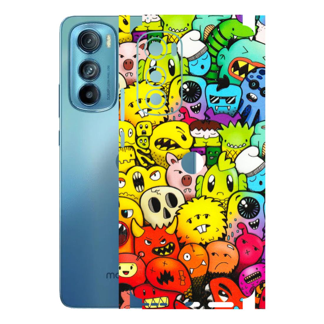 Motorola Phone Skins (All Models) - Angry Funkies - 3D Embossed Finish (L-169) Motorola Moto Edge 30