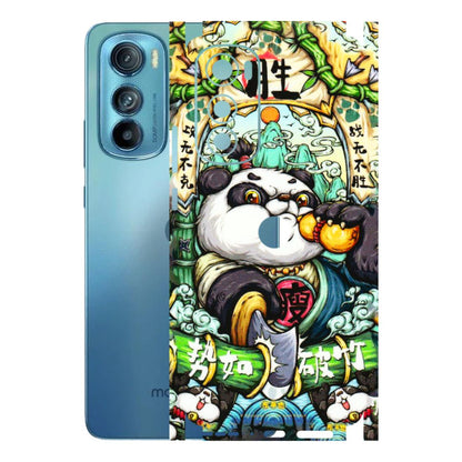 Motorola Phone Skins (All Models) - Royal Rich Panda - 3D Embossed Finish (L-170) Motorola Moto Edge 30
