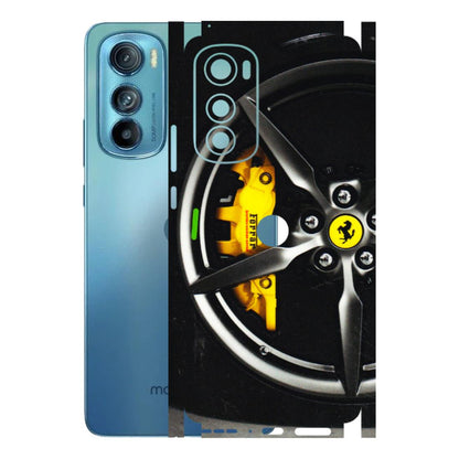 Motorola Phone Skins (All Models) - Ferrari Wheel Alloy - 3D Embossed Finish (L-173) Motorola Moto Edge 30