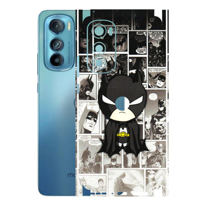 Motorola Phone Skins (All Models) - Toon Batman - 3D Embossed Finish (L-182) Motorola Moto Edge 30