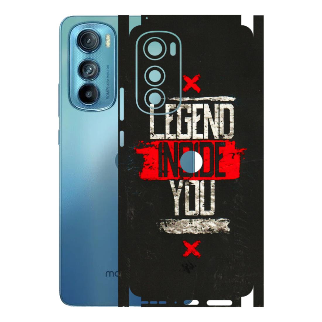 Motorola Phone Skins (All Models) - Legend Inside You - 3D Embossed Finish (L-186) Motorola Moto Edge 30
