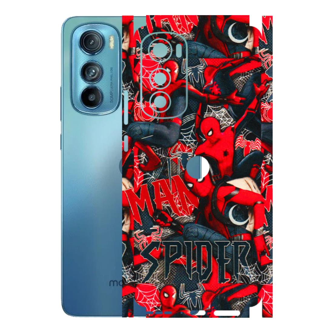 Motorola Phone Skins (All Models) - SpiderMan Cool - 3D Embossed Finish (L-188) Motorola Moto Edge 30