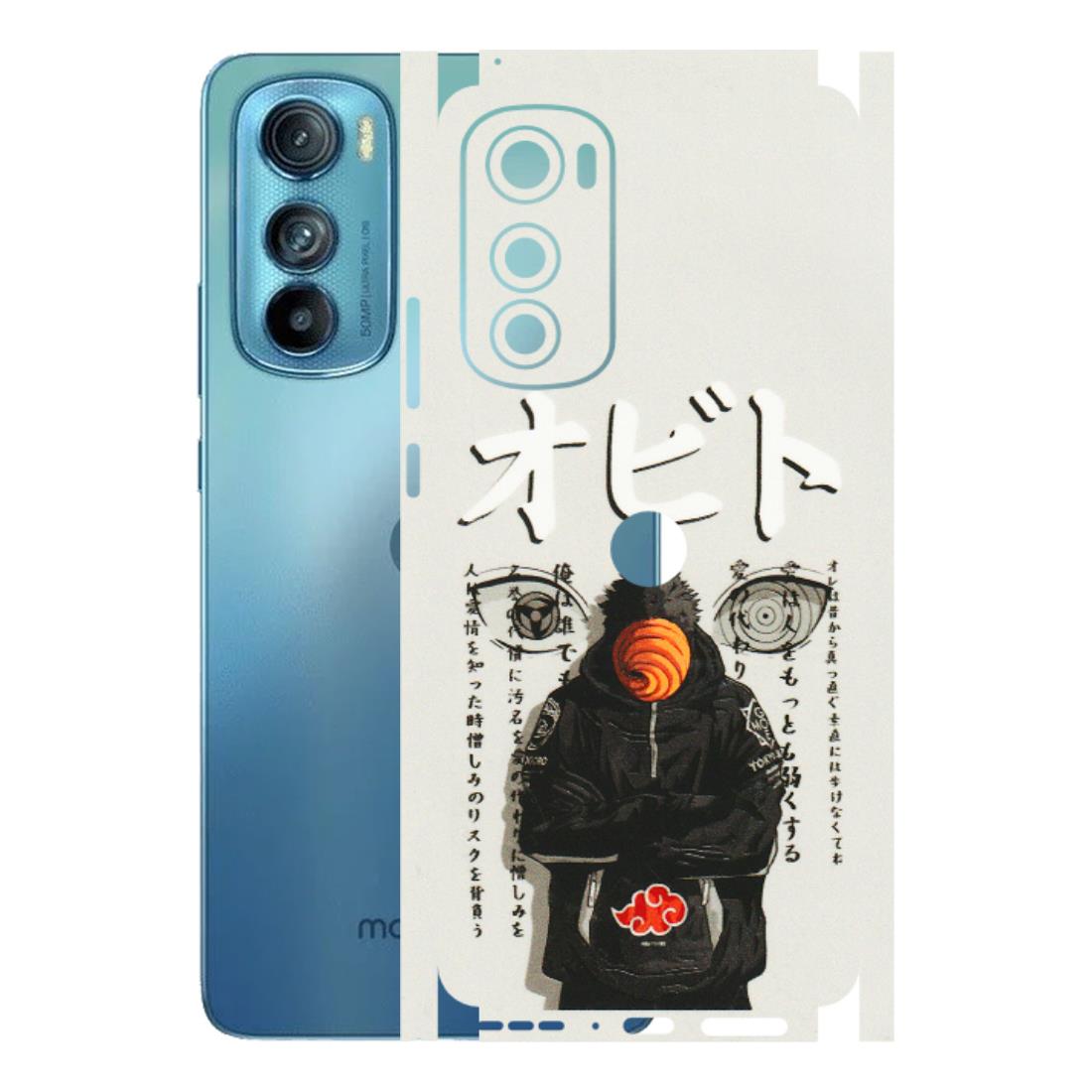 Motorola Phone Skins (All Models) - Obito Anime Eye - 3D Embossed Finish (L-19) Motorola Moto Edge 30