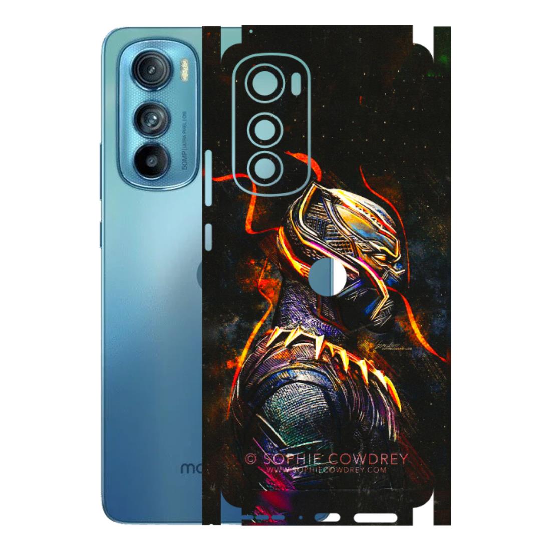 Motorola Phone Skins (All Models) - Black Panther - 3D Embossed Finish (L-190) Motorola Moto Edge 30