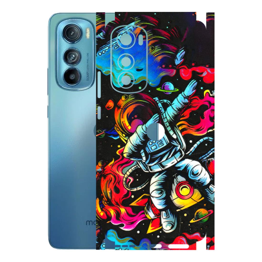 Motorola Phone Skins (All Models) - Astronaut Dope - 3D Embossed Finish (L-191) Motorola Moto Edge 30